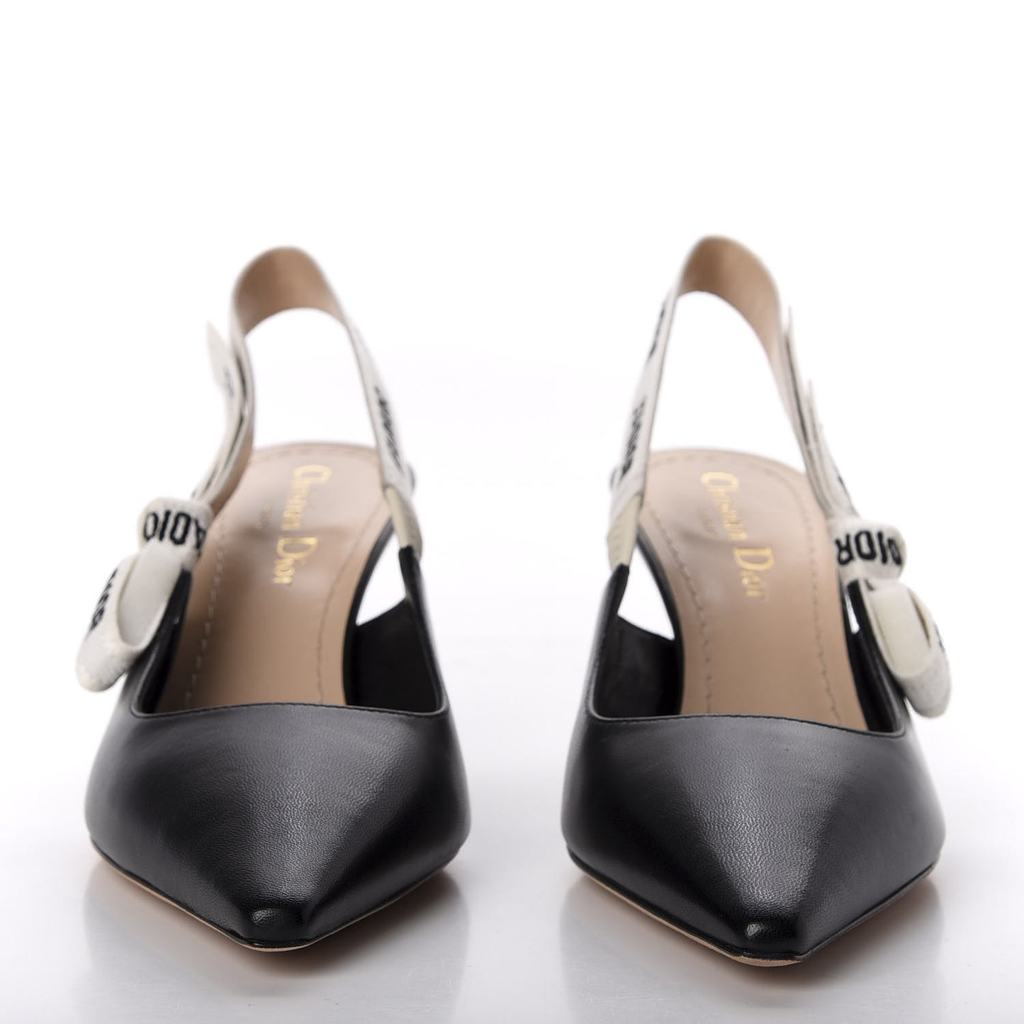 Lambskin Ribbon J'Adior Slingback 65mm Pumps 37 Black