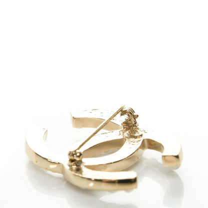 Chanel Pearl CC Brooch Light Gold 4 of 5
