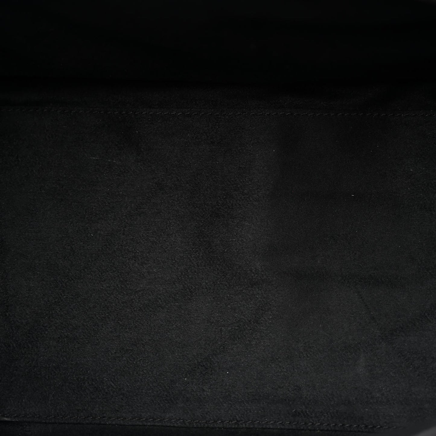 Drummed Calfskin Mini Luggage Black