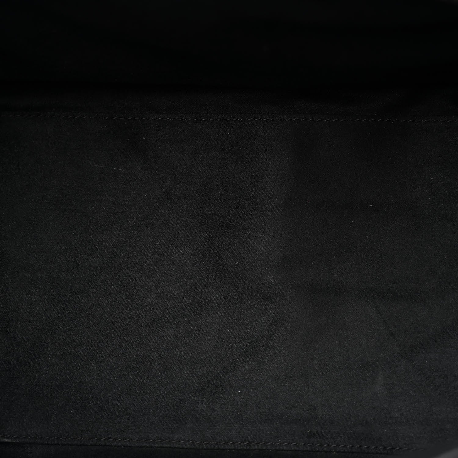 Celine Drummed Calfskin Mini Luggage Black 5 of 13