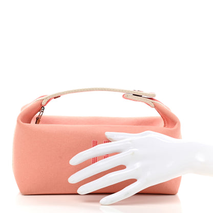 Hermes Canvas Small Bride-A-Brac Pouch Goyave 2 of 9