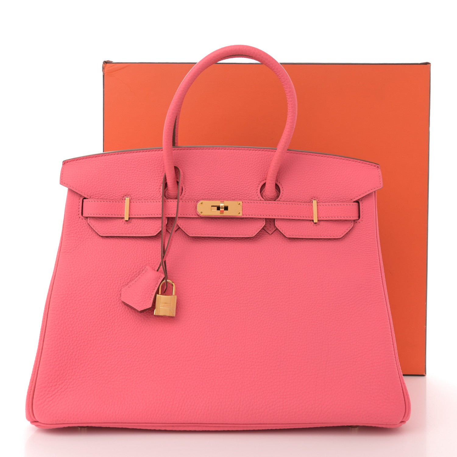 Hermes Togo Birkin 35 Rose Lipstick 12 of 12