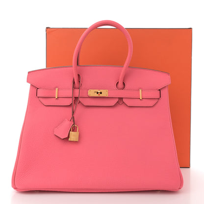 Hermes Togo Birkin 35 Rose Lipstick 12 of 12