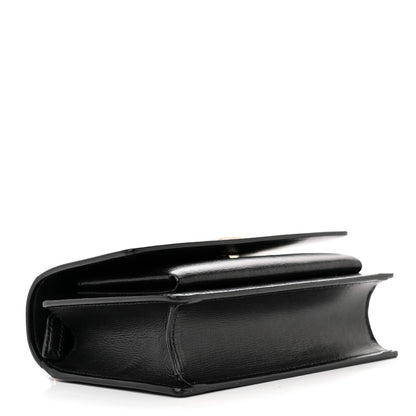 Saint Laurent Calfskin Monogram Sunset Chain Wallet Black 4 of 11
