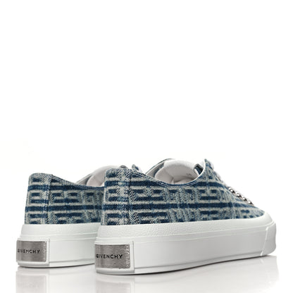 Givenchy Jacquard City 4G Sneakers 38 Blue White 4 of 9