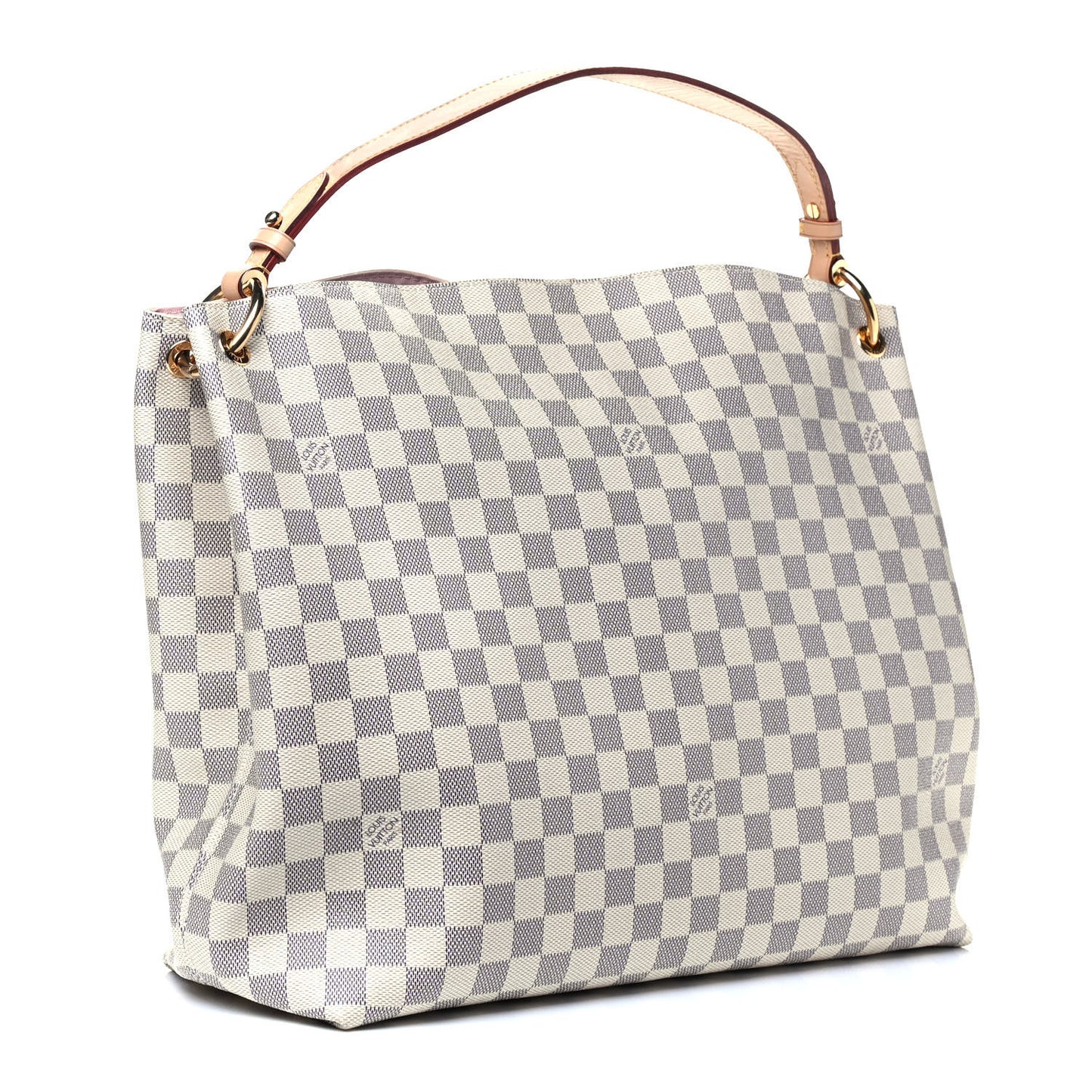 Damier Azur Graceful MM Rose Ballerine