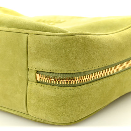 Miu Miu Camoscio Beau Top Handle Bag Edera 9 of 9