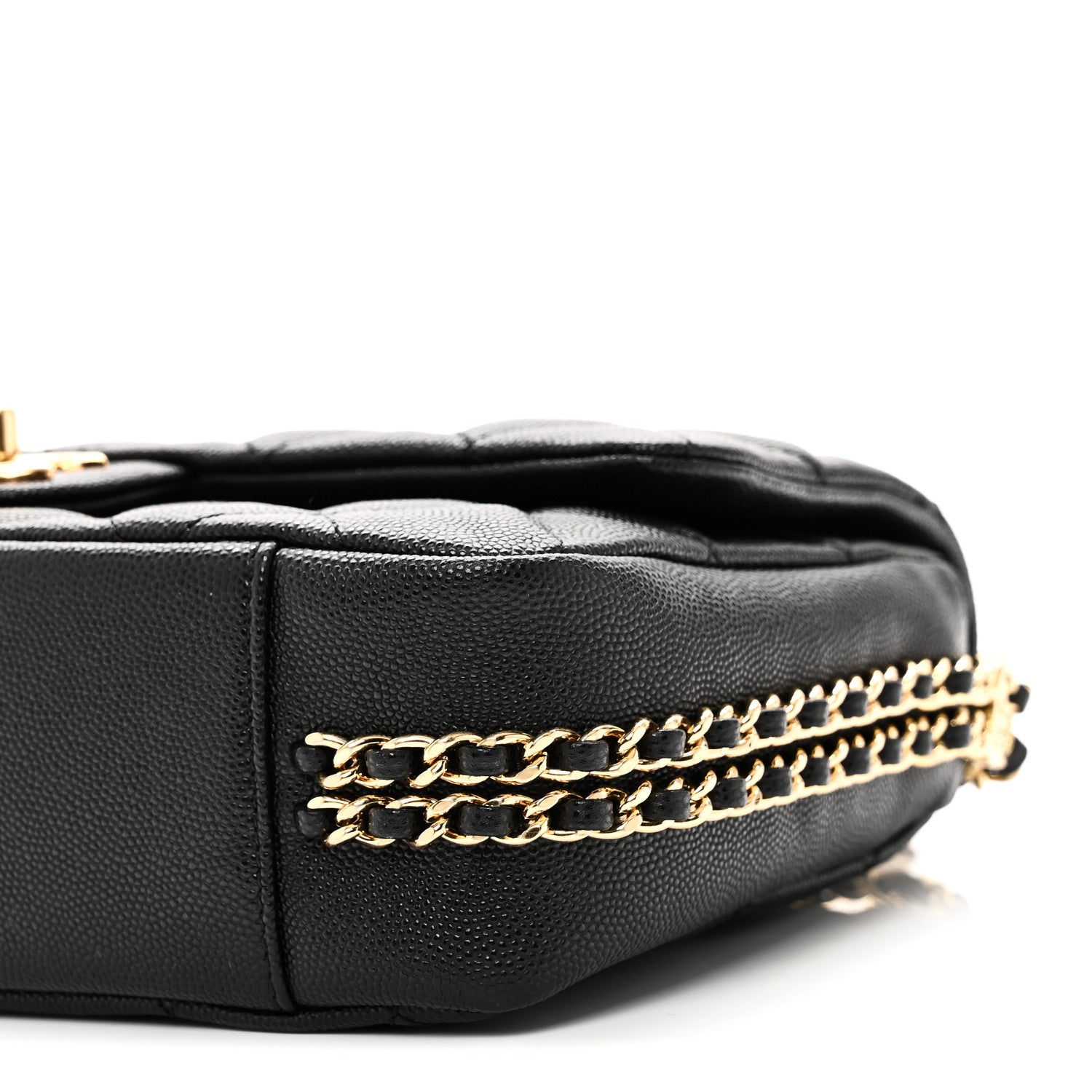 CHANEL サイズ表記「36」23センチ程度　ブラック　キルティング　バレエ Chanel Caviar Quilted Small CC You Flap Black 1840089 – FASHIONPHILE