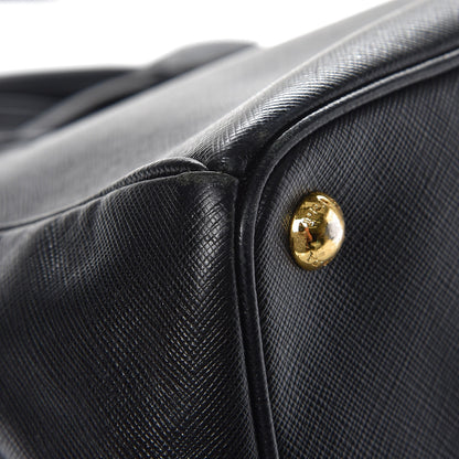 Prada Saffiano Medium Galleria Double Zip Tote Black 12 of 17