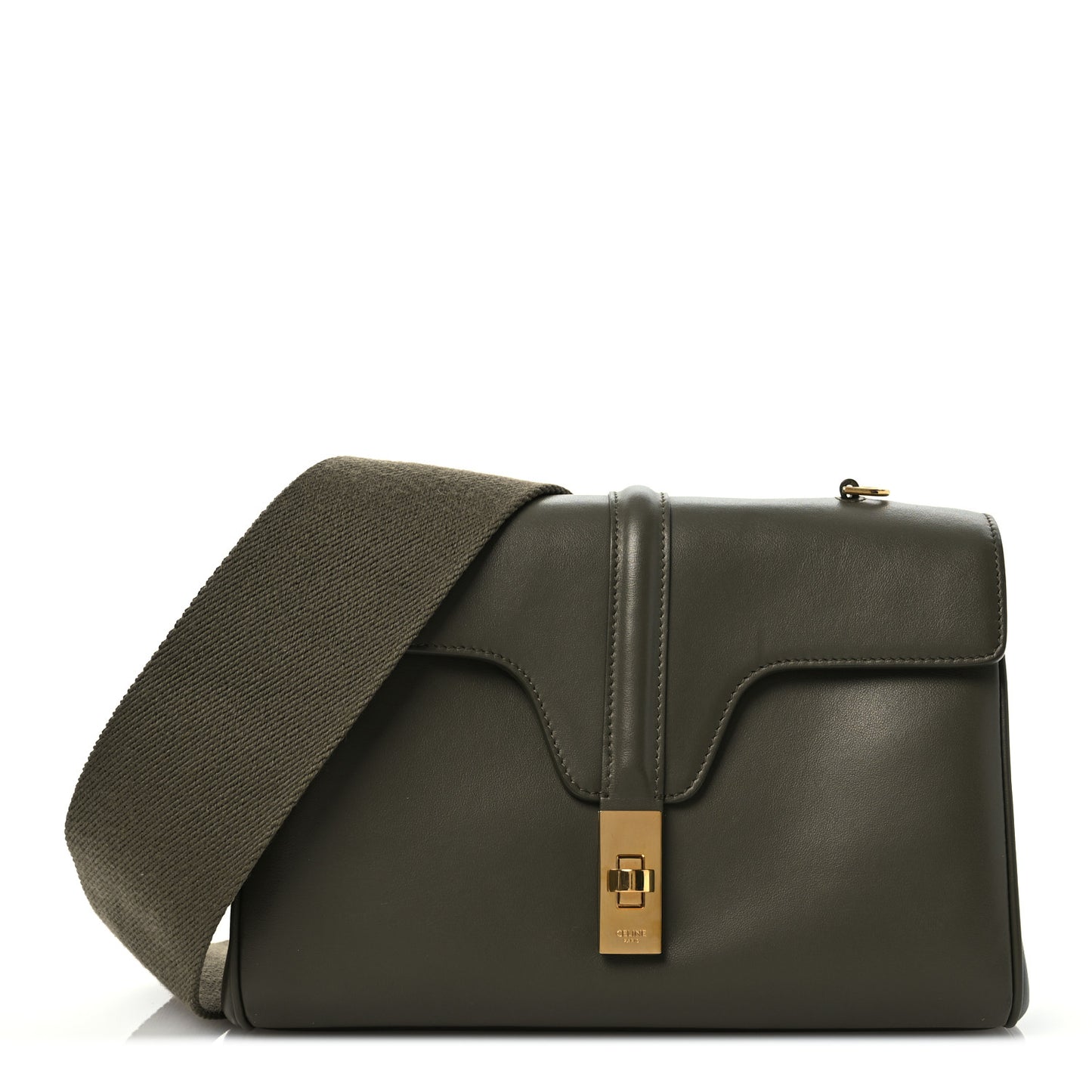 Smooth Calfskin Teen 16 Crossbody Bag Army Green