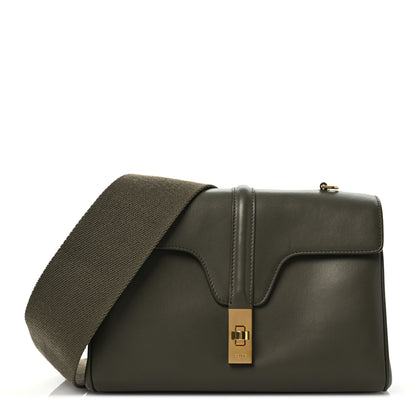 Celine Smooth Calfskin Teen 16 Crossbody Bag Army Green 1 of 14