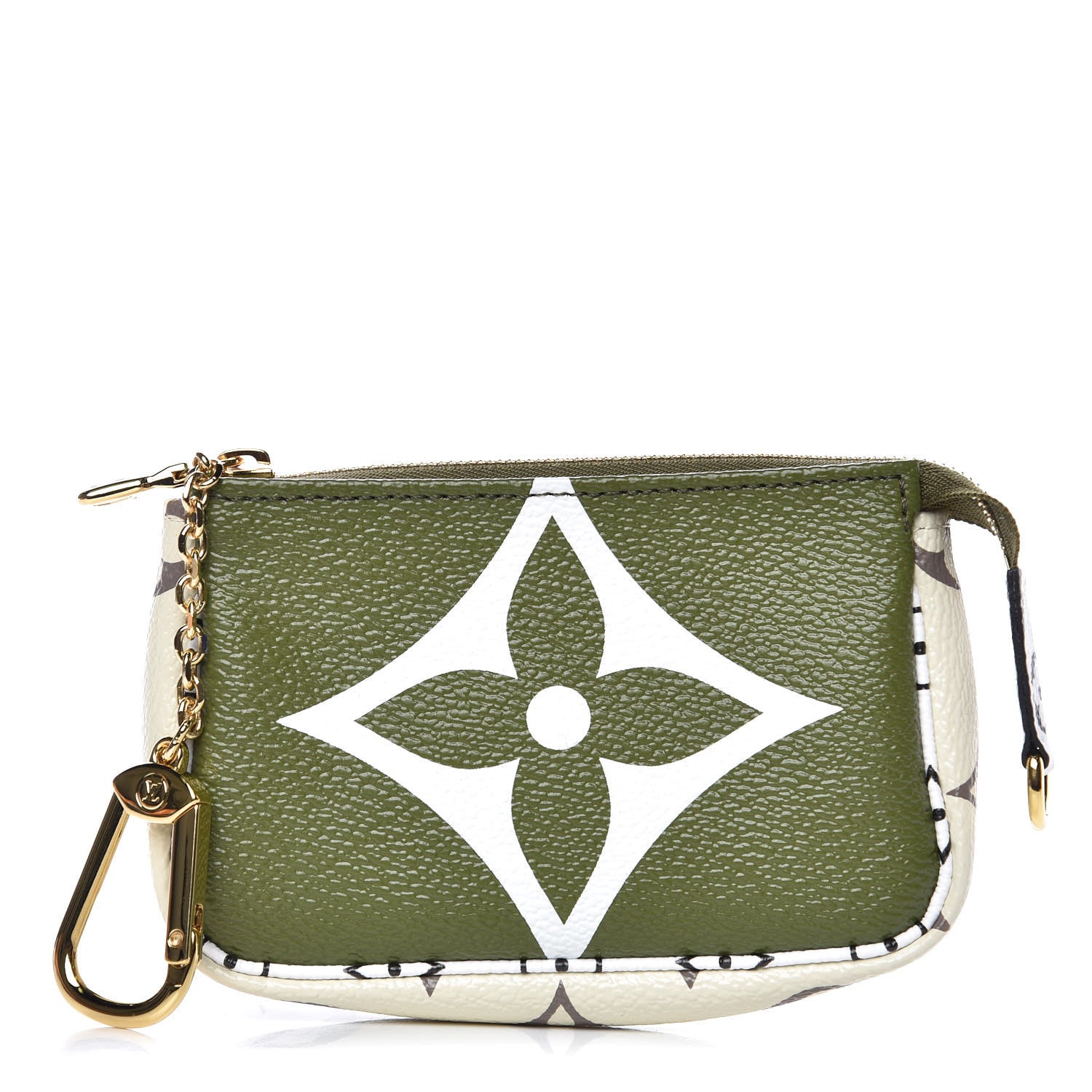 Louis Vuitton Monogram Giant Micro Pochette Accessories Kaki White 1 of 8
