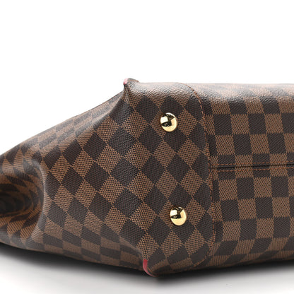 Louis Vuitton Damier Ebene Caissa Hobo Cherry 10 of 11