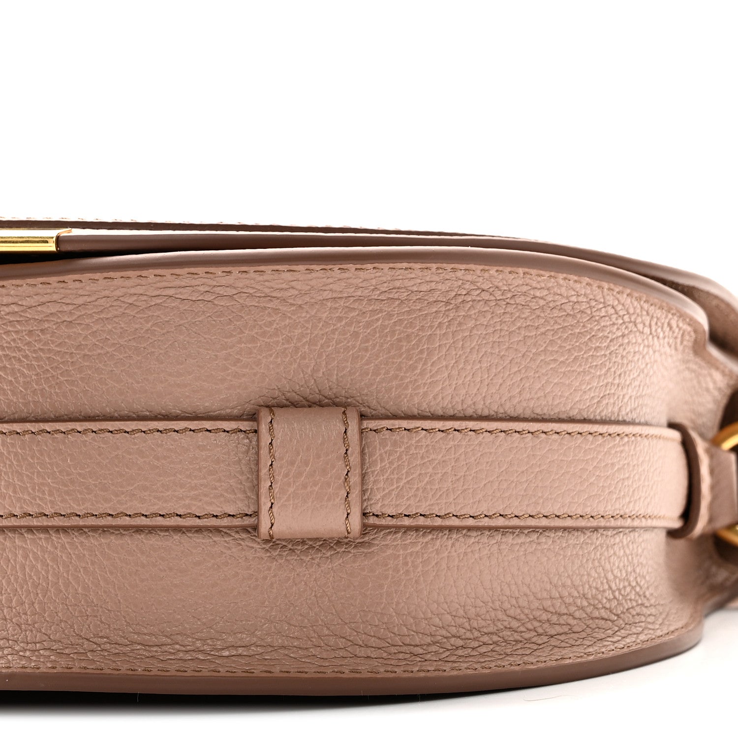 Chloe Grained Calfskin Marcie Saddle Bag Woodrose 9 of 9