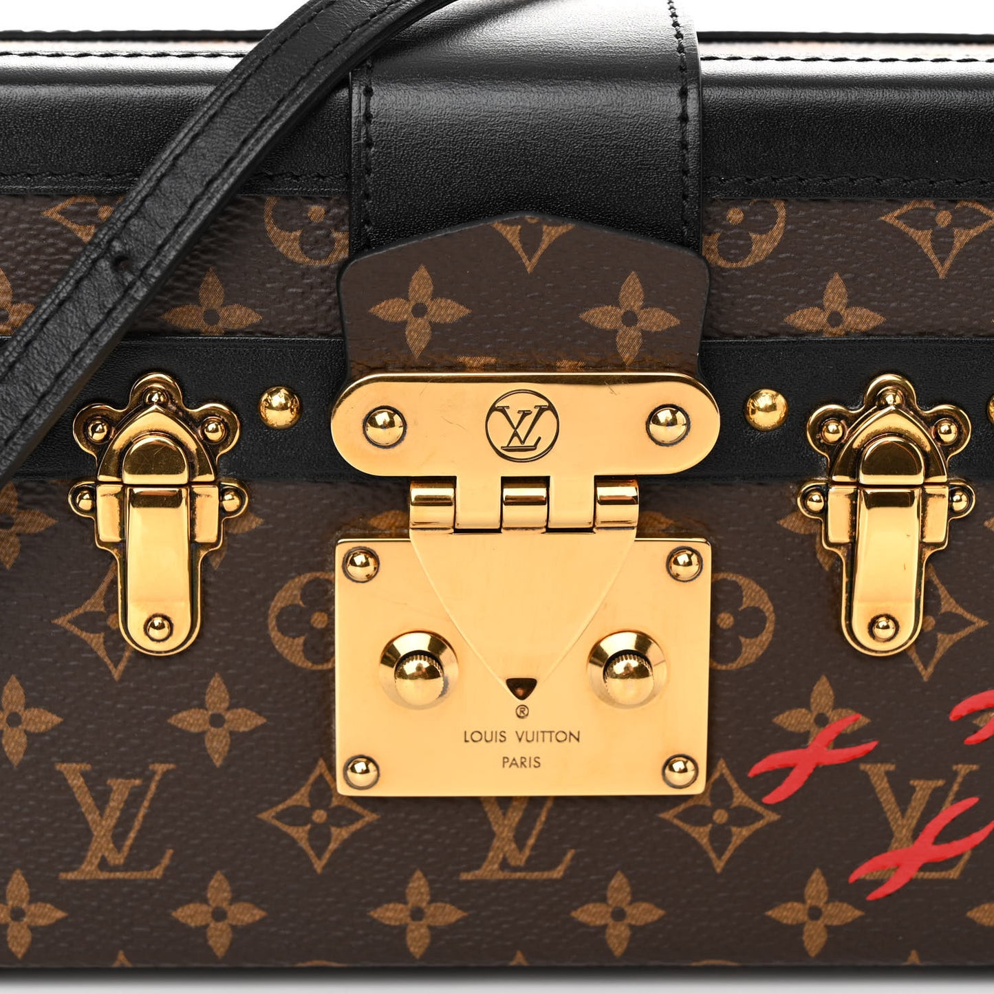 Monogram Petite Malle Black