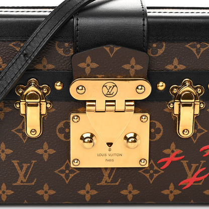 Louis Vuitton Monogram Petite Malle Black 8 of 11