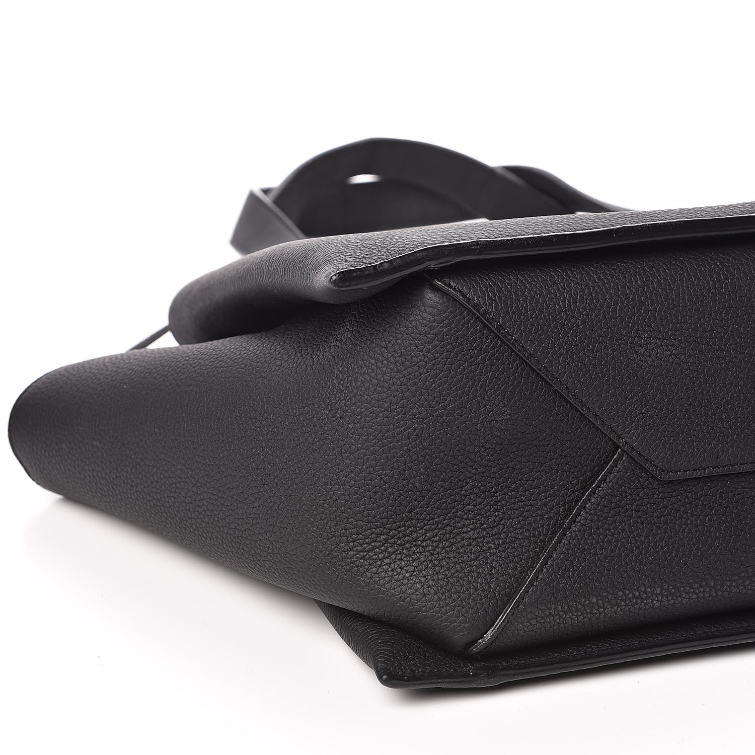 Celine Baby Grained Calfskin Small Tri-Fold Bag Black 7 of 10