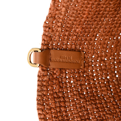 Loewe Raffia Mini Slit Tote Bag Honey Gold 6 of 9