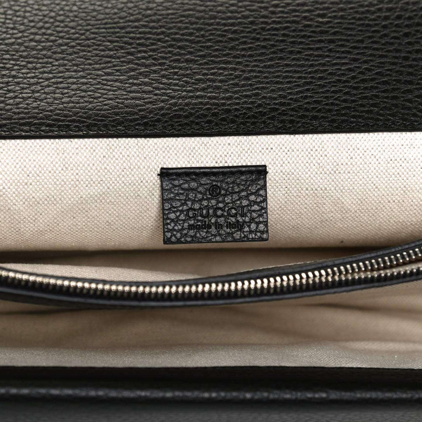Pebbled Calfskin Small Dionysus Shoulder Bag Black