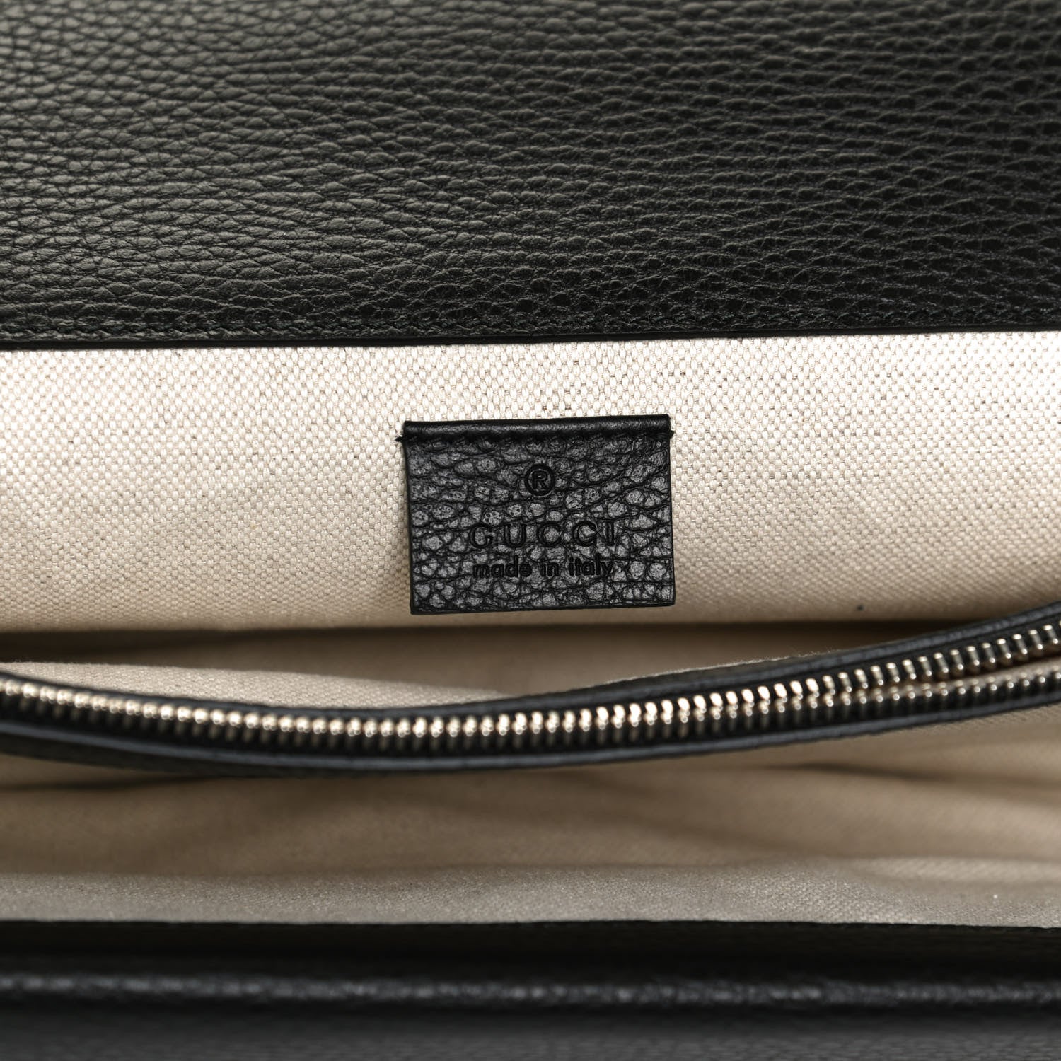 Gucci Pebbled Calfskin Small Dionysus Shoulder Bag Black 6 of 12