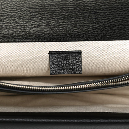 Gucci Pebbled Calfskin Small Dionysus Shoulder Bag Black 6 of 12