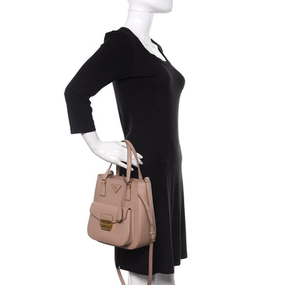 Prada Saffiano Lux Metroplis Tote Cipria 2 of 10