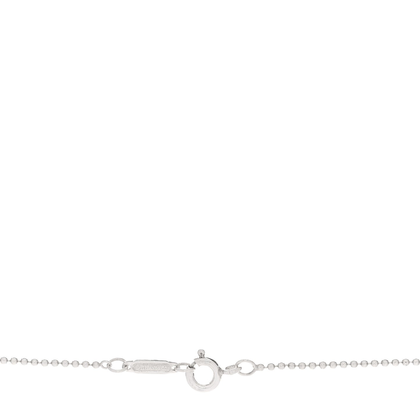Sterling Silver Enamel Beaded Heart Key Pendant Necklace Blue