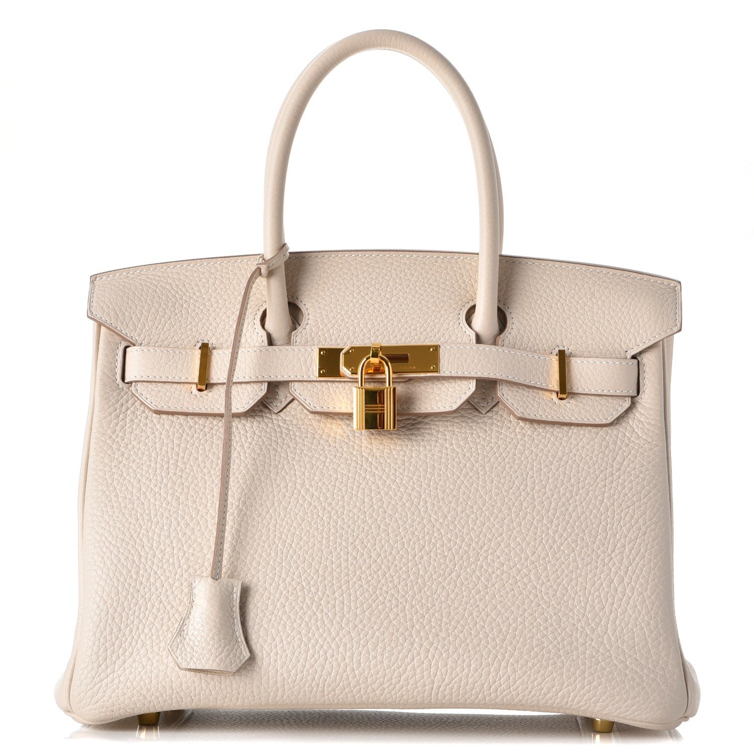Hermes Taurillon Clemence Birkin 30 Craie 1 of 38