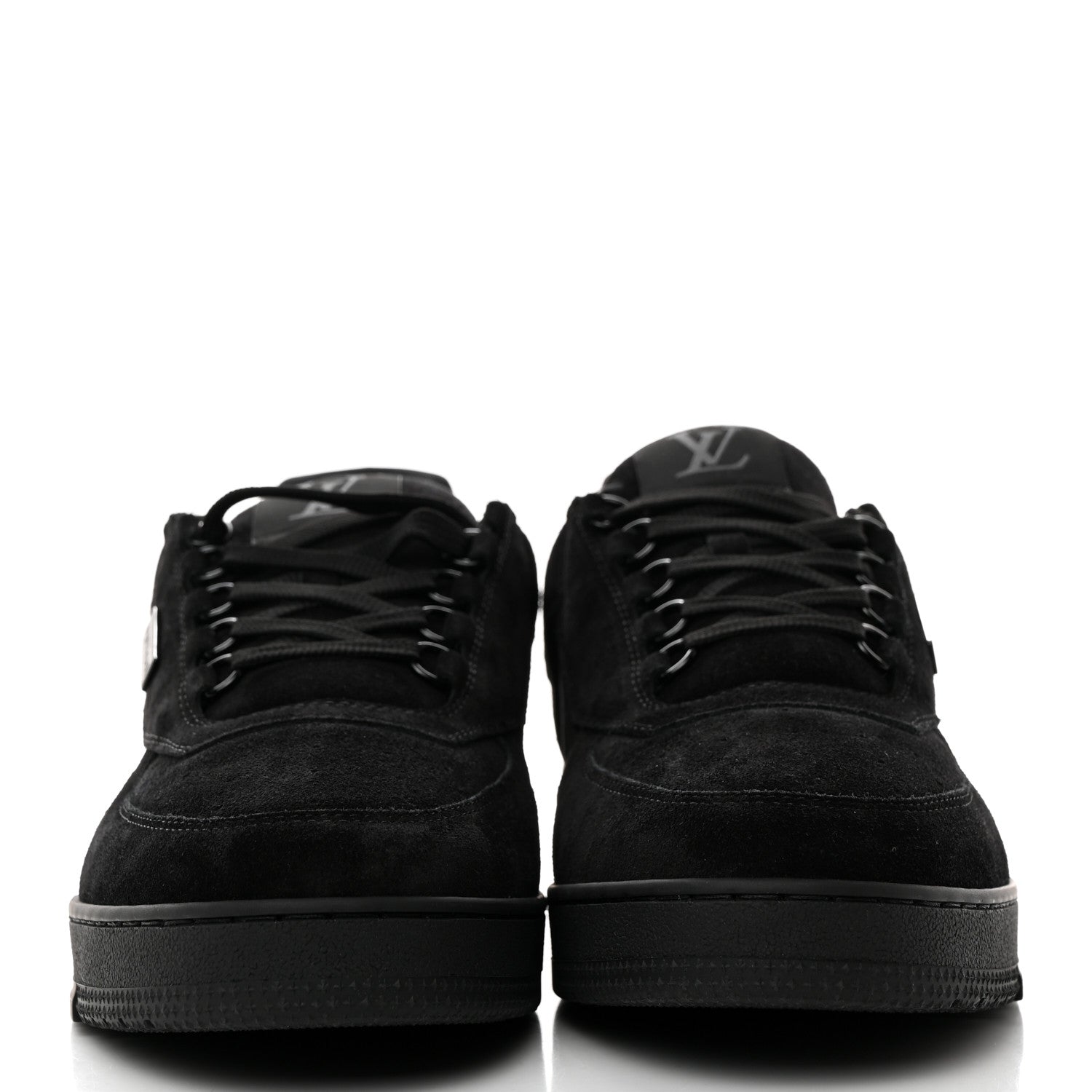 Louis Vuitton Suede Uniform Sneakers 11.5 Black 2 of 8