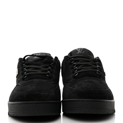 Louis Vuitton Suede Uniform Sneakers 11.5 Black 2 of 8