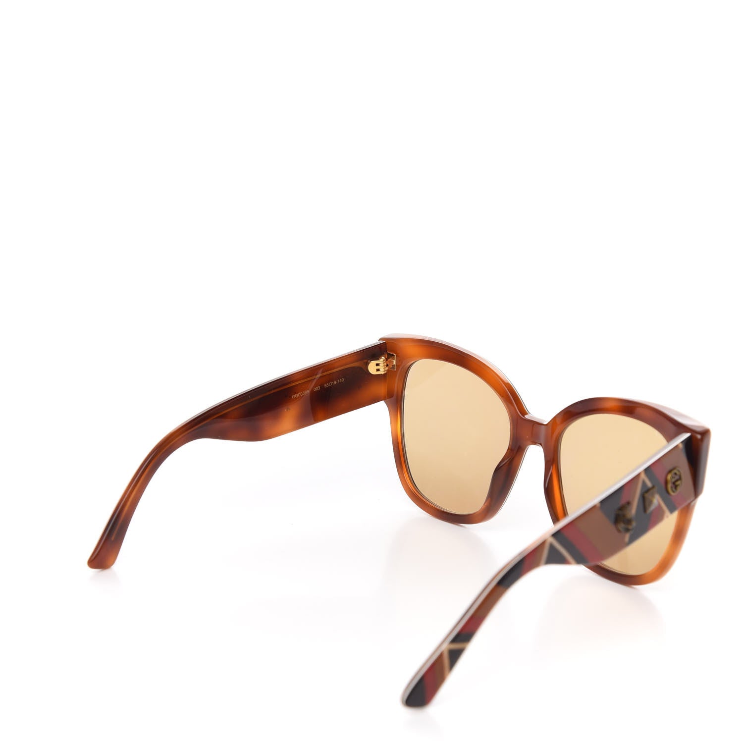 Gucci Acetate Square Frame Sunglasses GG0059S Multicolor 4 of 7