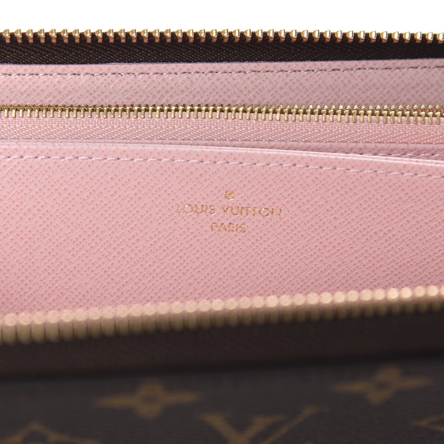 Monogram Zippy Wallet Rose Ballerine