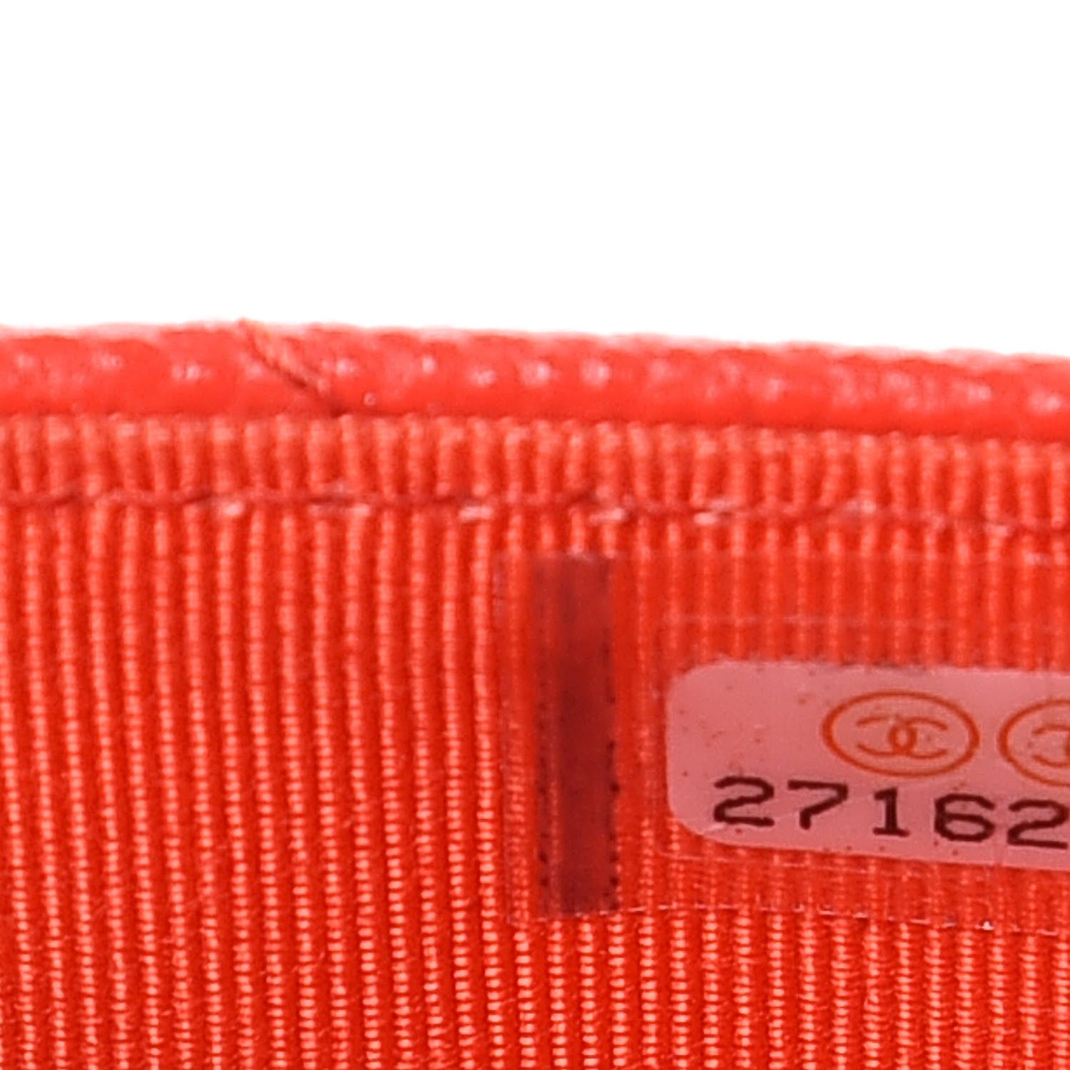 Chanel Caviar Quilted Flap Card Holder Wallet Red 8 of 8