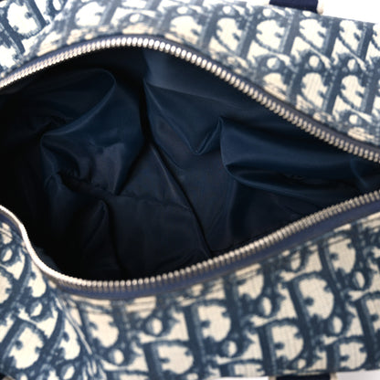Christian Dior Monogram Trotter No 2 Boston Bag Blue 5 of 11