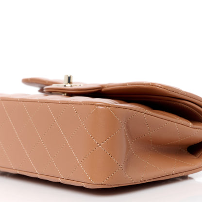Chanel Lambskin Quilted Small Double Flap Brown 11 of 11