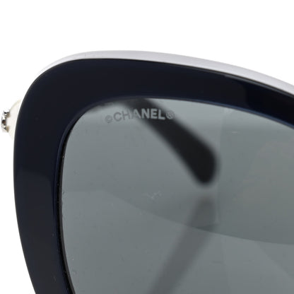 Chanel Pearl Sunglasses 5339-H Navy 7 of 8