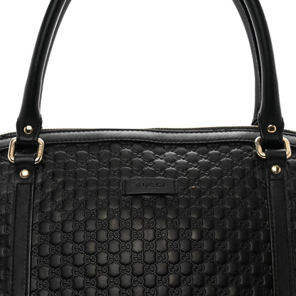 Gucci Soft Microguccissima Dome Satchel Black 8 of 12