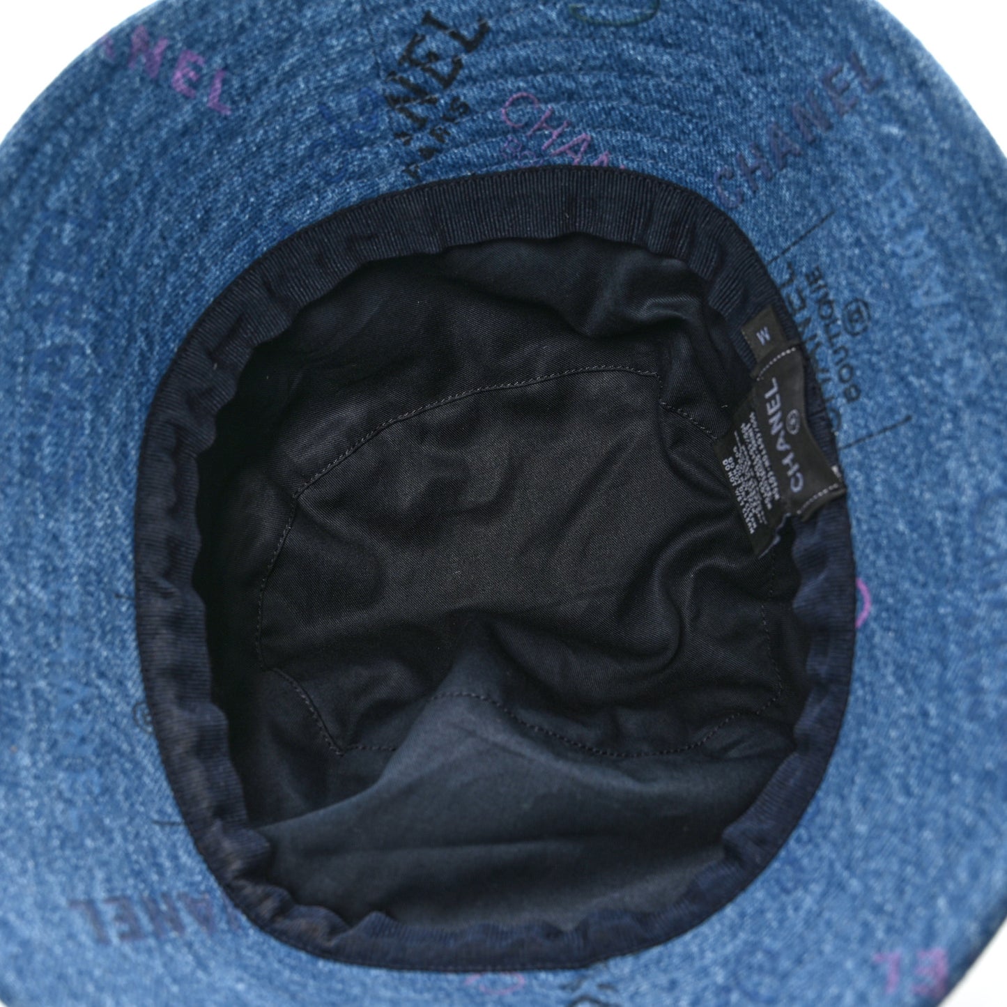 Denim Mood Cloche Bucket Hat M Blue