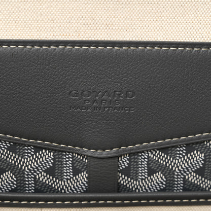 Goyard Goyardine Calfskin Cisalpin Document Case Grey 6 of 9
