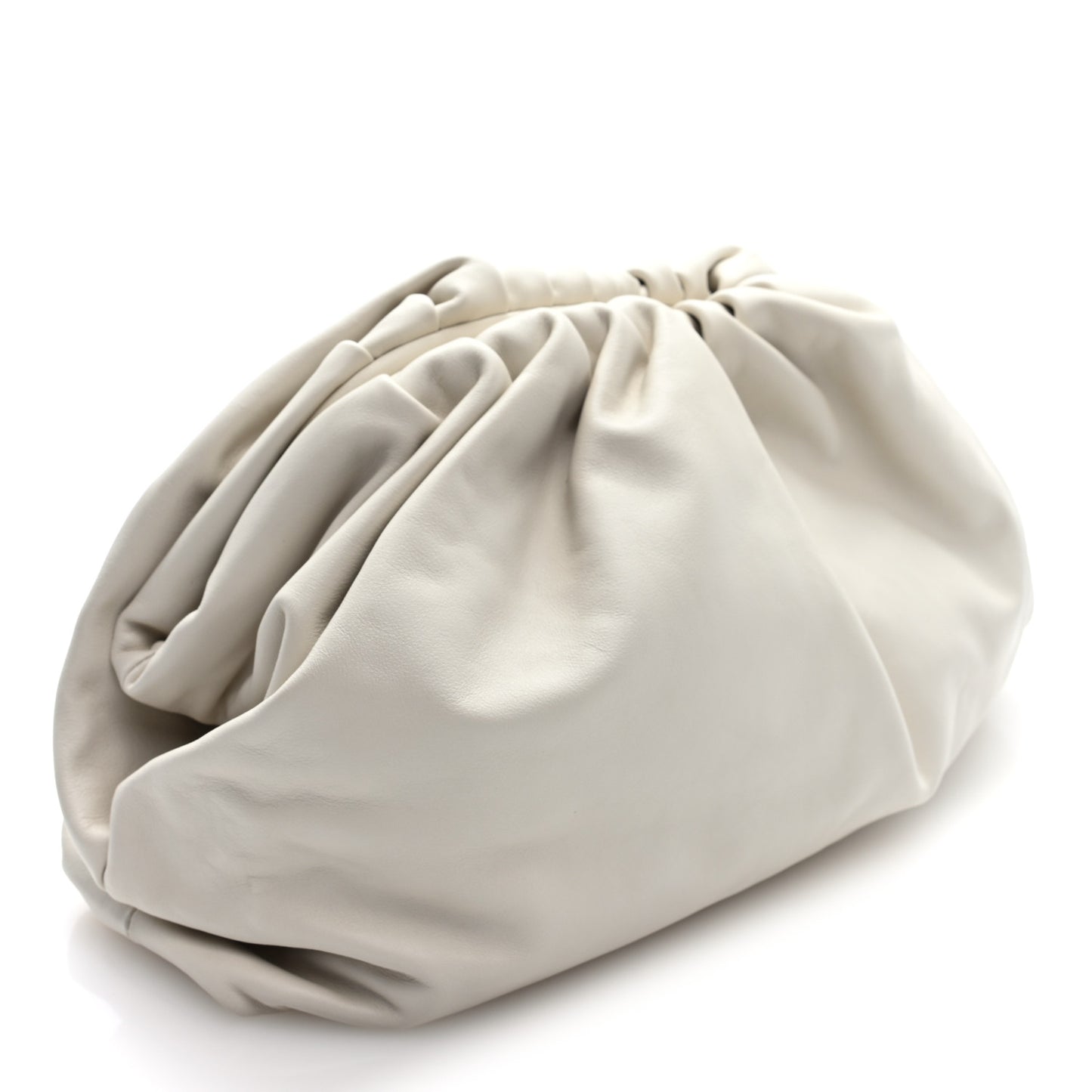 Smooth Butter Calf The Pouch Oversized Clutch Plaster