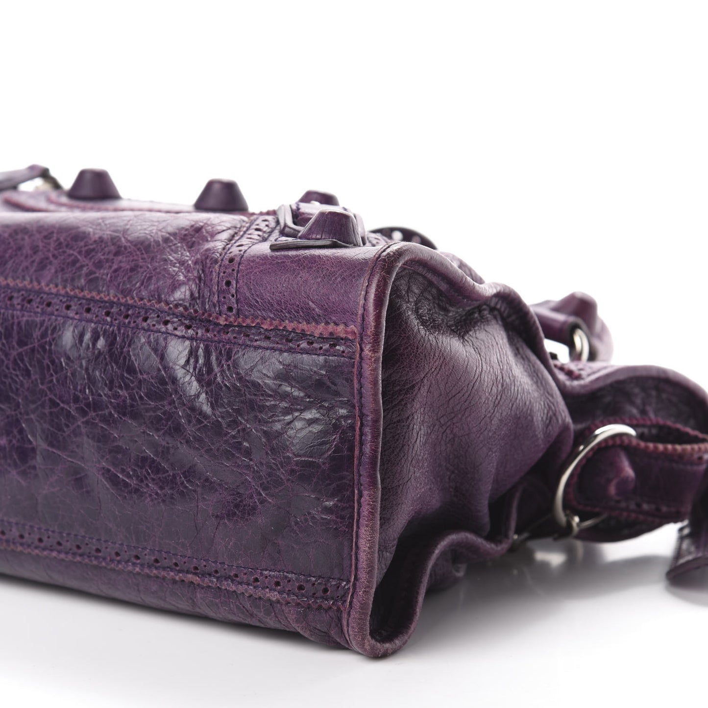 Agneau Giant Brogues Hardware City Raisin
