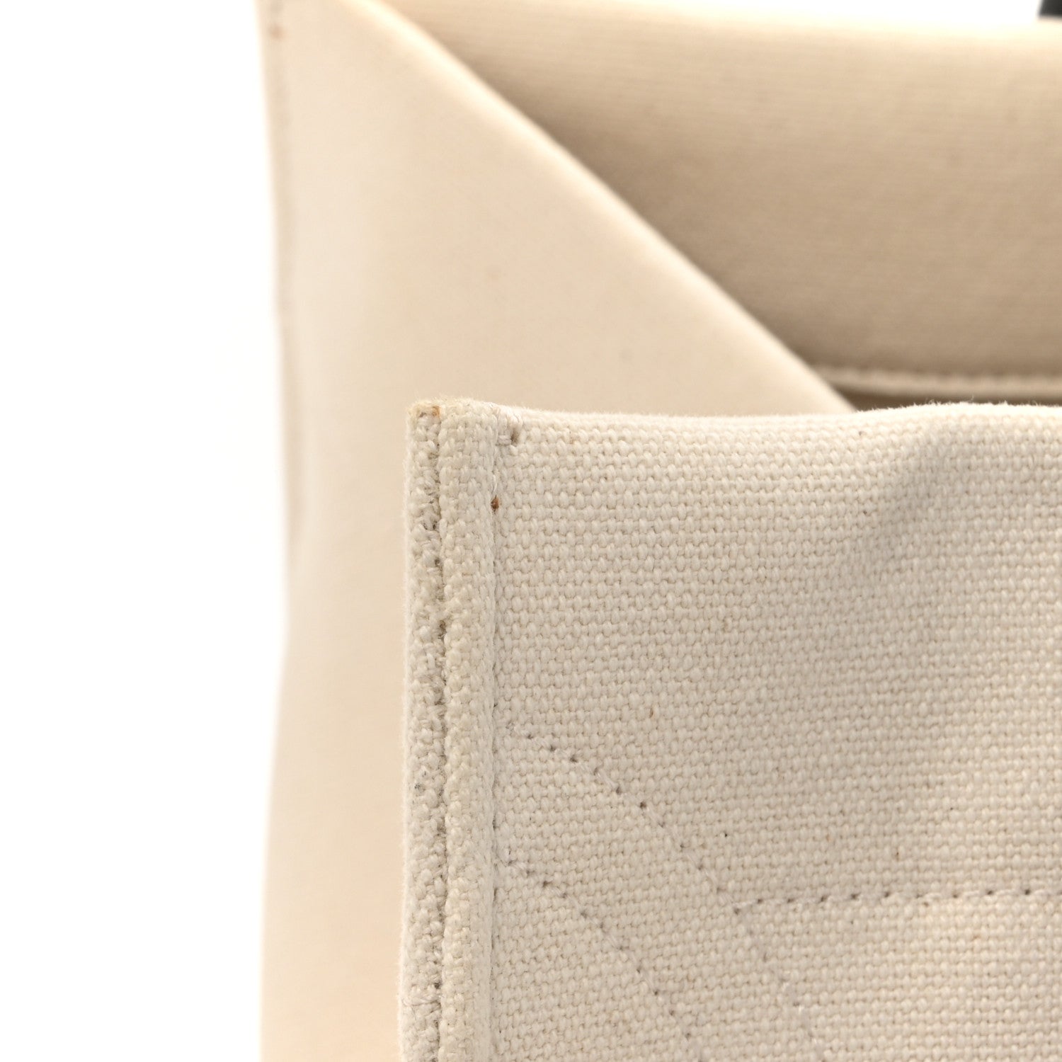 Celine Cotton Canvas Medium Phantom Luggage White 13 of 13
