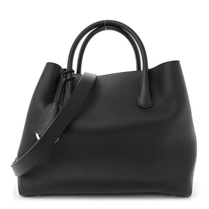 Christian Dior Supple Grained Calfskin Large Open Bar Tote Black 1 of 14