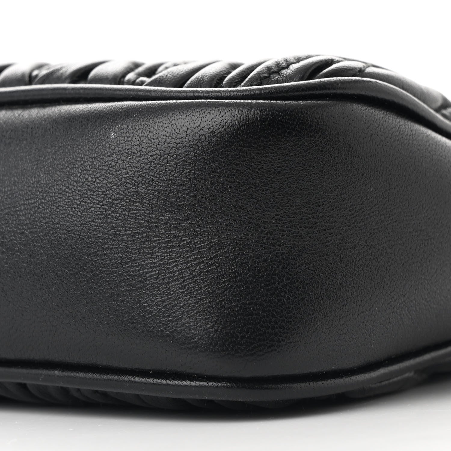 Miu Miu Nappa Matelasse Shoulder Bag Black 10 of 10