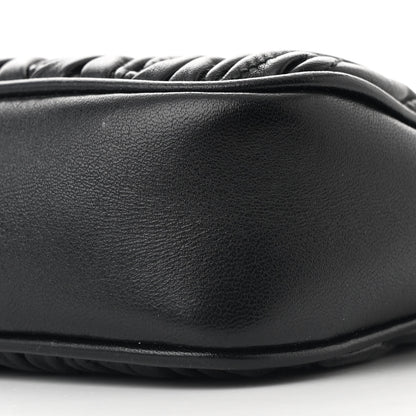 Miu Miu Nappa Matelasse Shoulder Bag Black 10 of 10