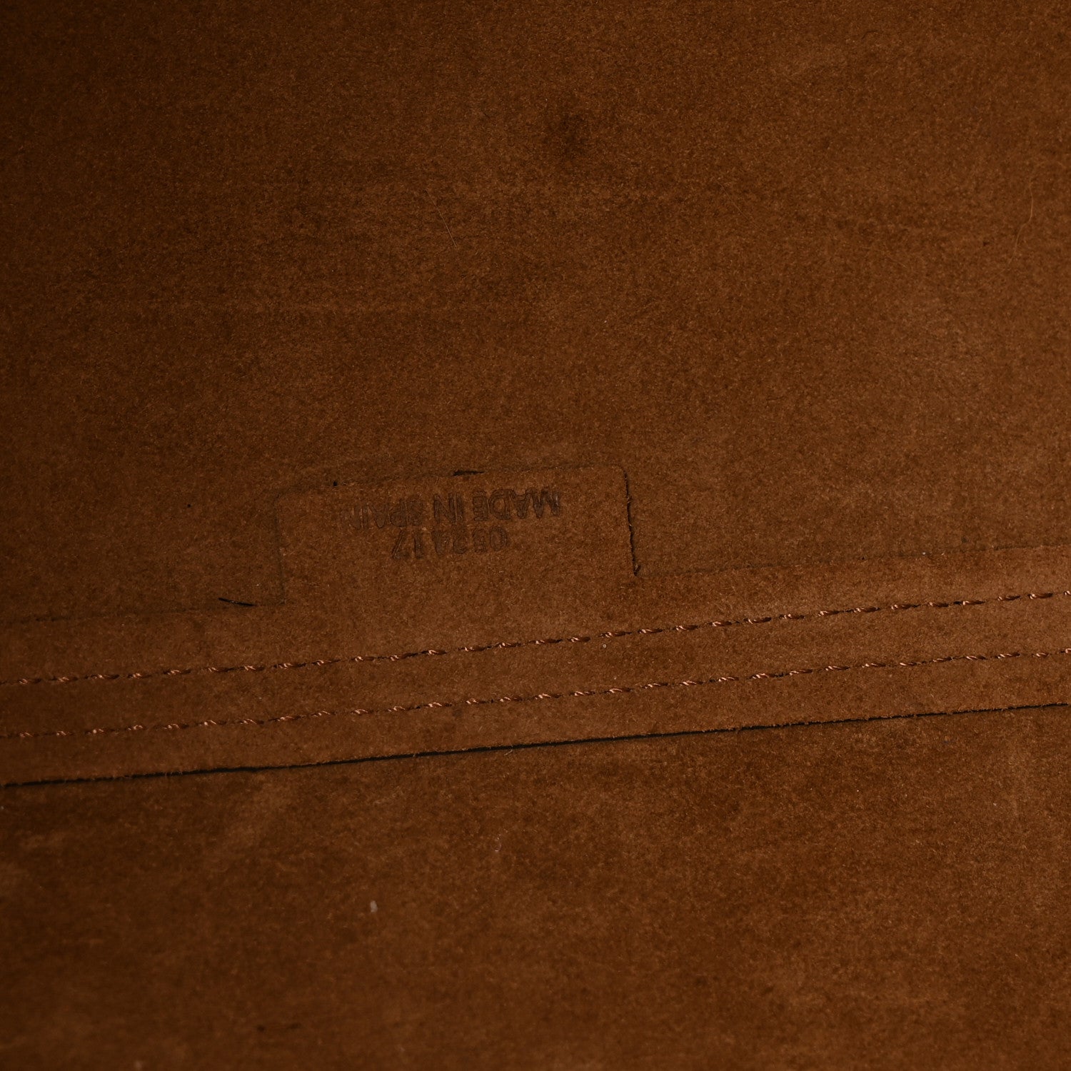 Loewe Suede Large Puzzle Fold Tote Cognac 6 of 9