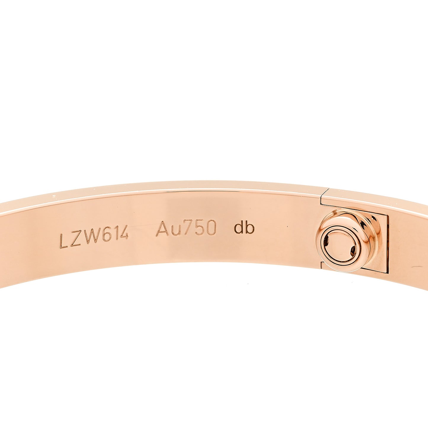 18K Pink Gold LOVE Bracelet 20