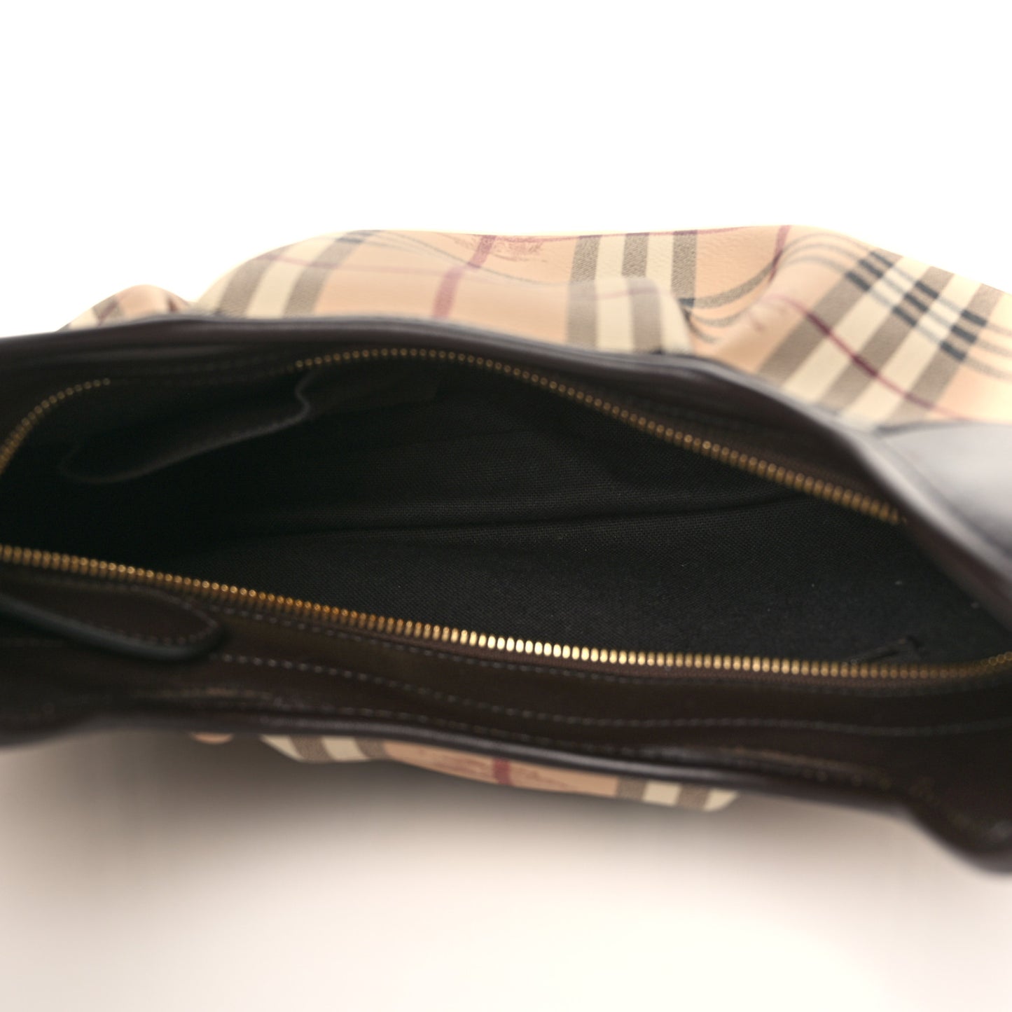 Haymarket Check Small Brooklyn Hobo Brown