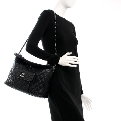 Chanel Caviar Quilted French Riviera Hobo Black 2 of 8