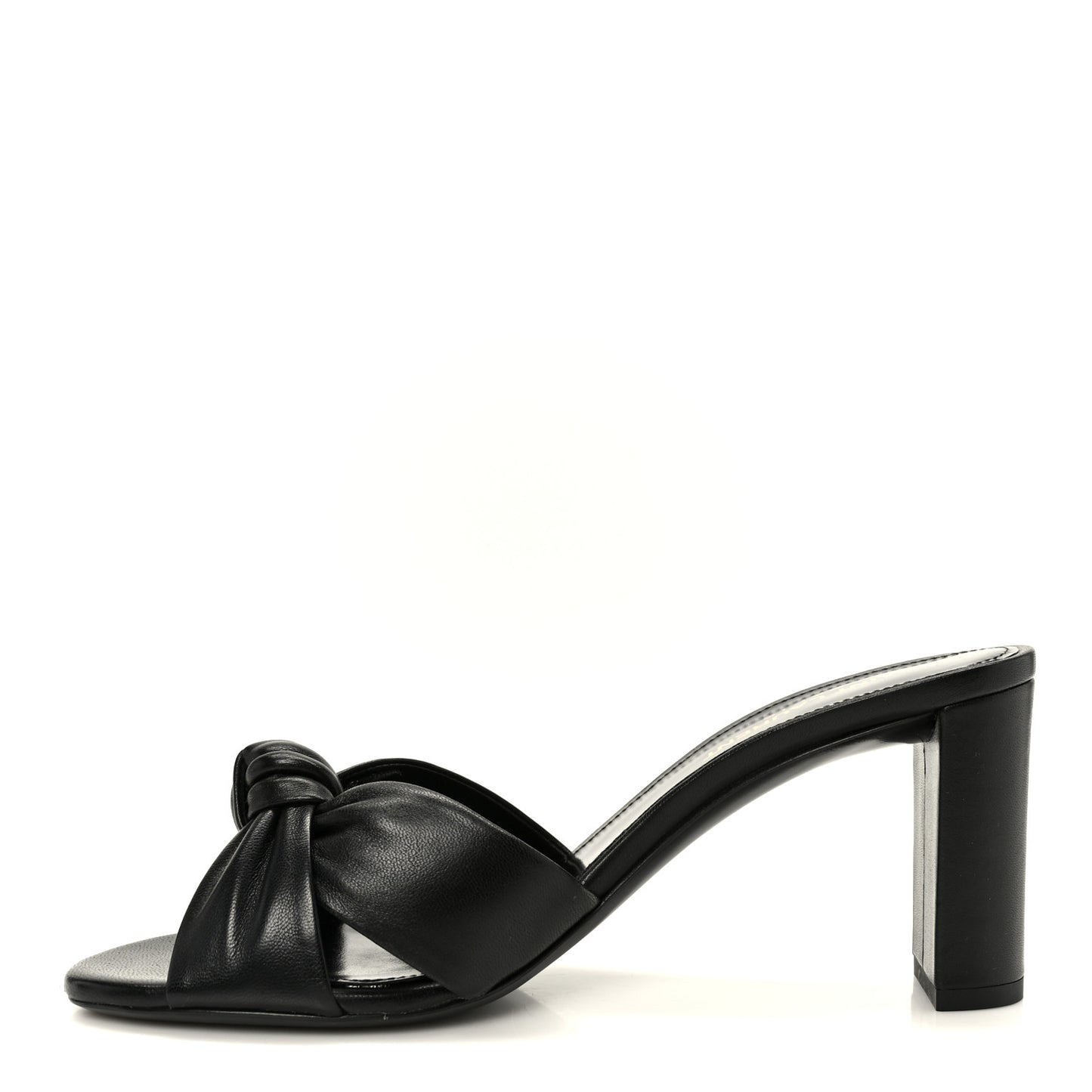 Lambskin Bianca Mules 37.5 Black